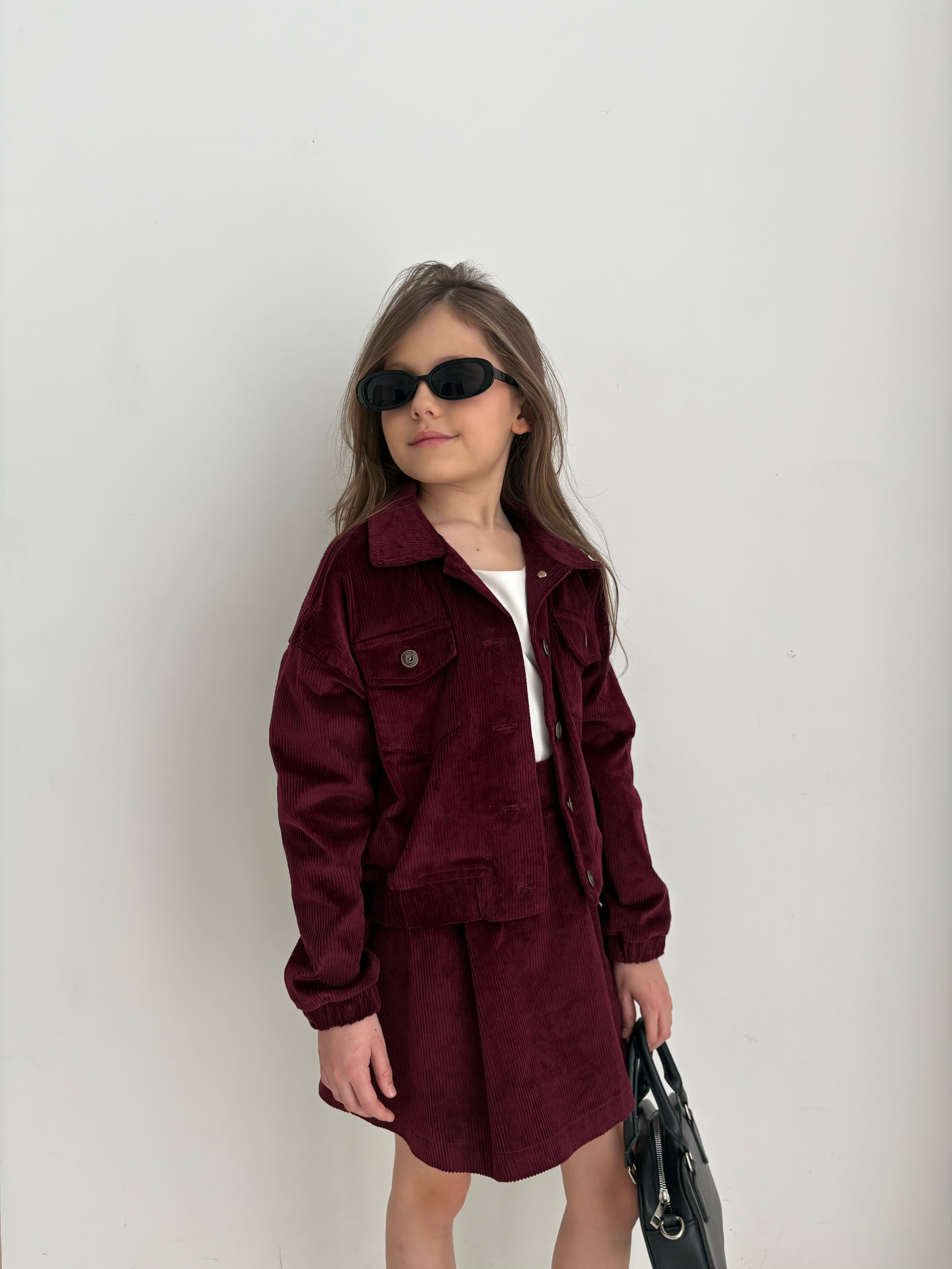 Костюм Velvet бургунді 